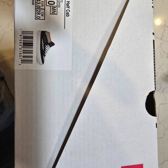 VANS SKATE HALF CAB SKATEBOARD SHOE - SMOKE / NAVY [VN0A5FCDY041] MENS 10 NEW - Picture 8 of 13